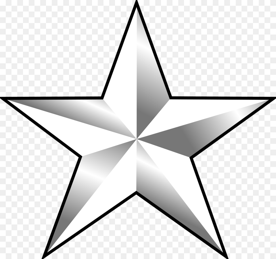 Military Leader General Ranking Star Transparent Background, Star Symbol, Symbol, Blade, Dagger Free Png Download