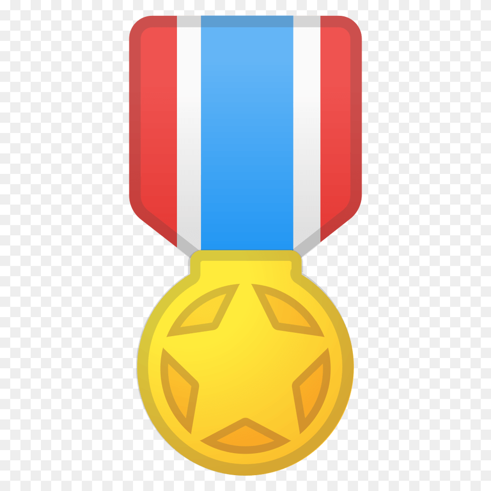 Military Medal Icon Noto Emoji Activities Iconset Google, Gold, Gold Medal, Trophy, Dynamite Free Transparent Png
