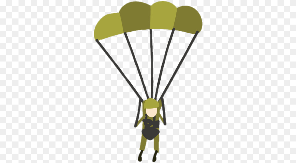 Military Parachute Clipart Parachute Cartoon, Person Png Image
