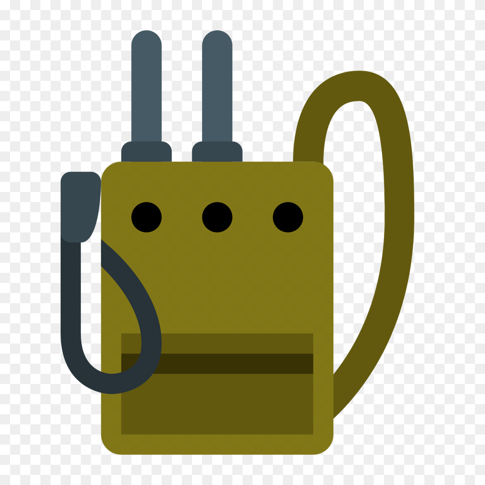 Military Radio Icon, Adapter, Electronics, Plug, Bulldozer Png Image