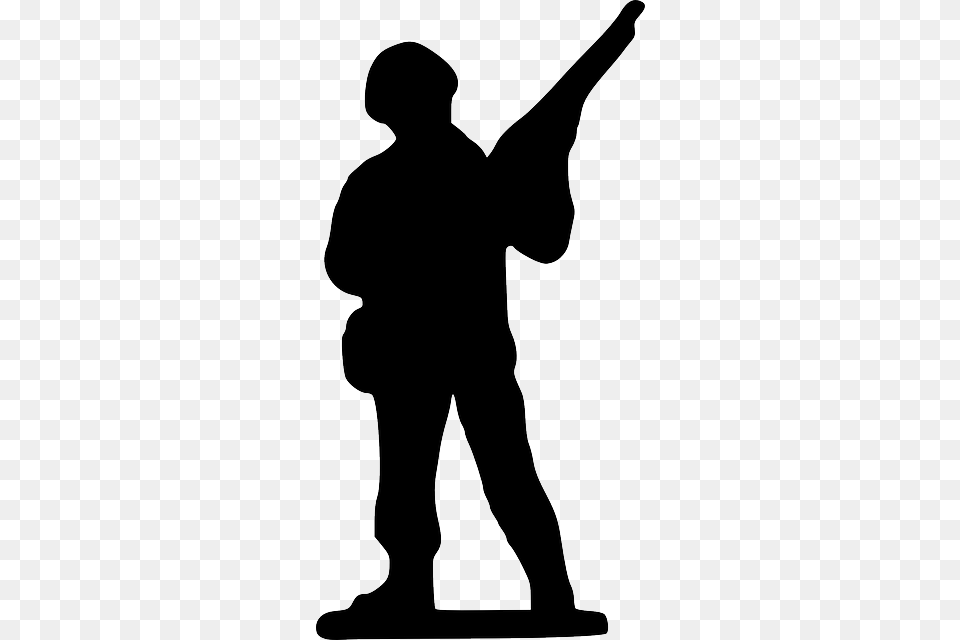 Military Soldier Silhouette Clip Art, Adult, Male, Man, Person Free Png Download