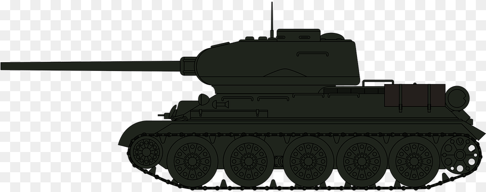 Military Tank Clipart Silhouette Clipart Tank Background, Armored, Transportation, Vehicle, Weapon Free Transparent Png