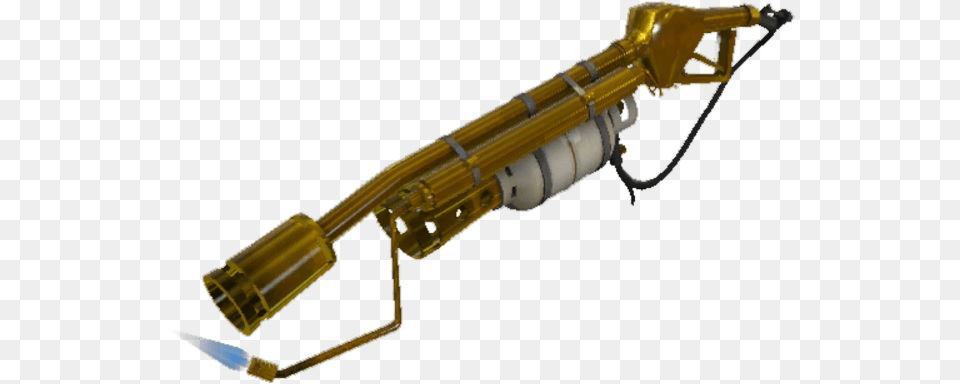 Military Team Fortress 2 Australium Flamethrower, Mortar Shell, Weapon, Light, Firearm Png Image