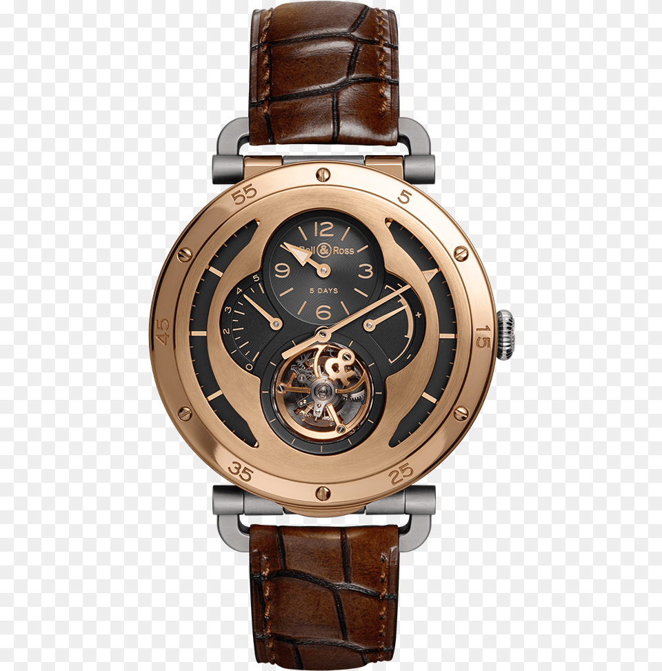 Military Tourbillon Rose Gold Watch, Arm, Body Part, Person, Wristwatch Png Image