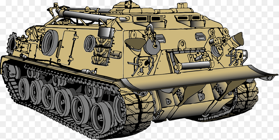 Military Vehicle Clipart, Armored, Tank, Transportation, Weapon Free Png