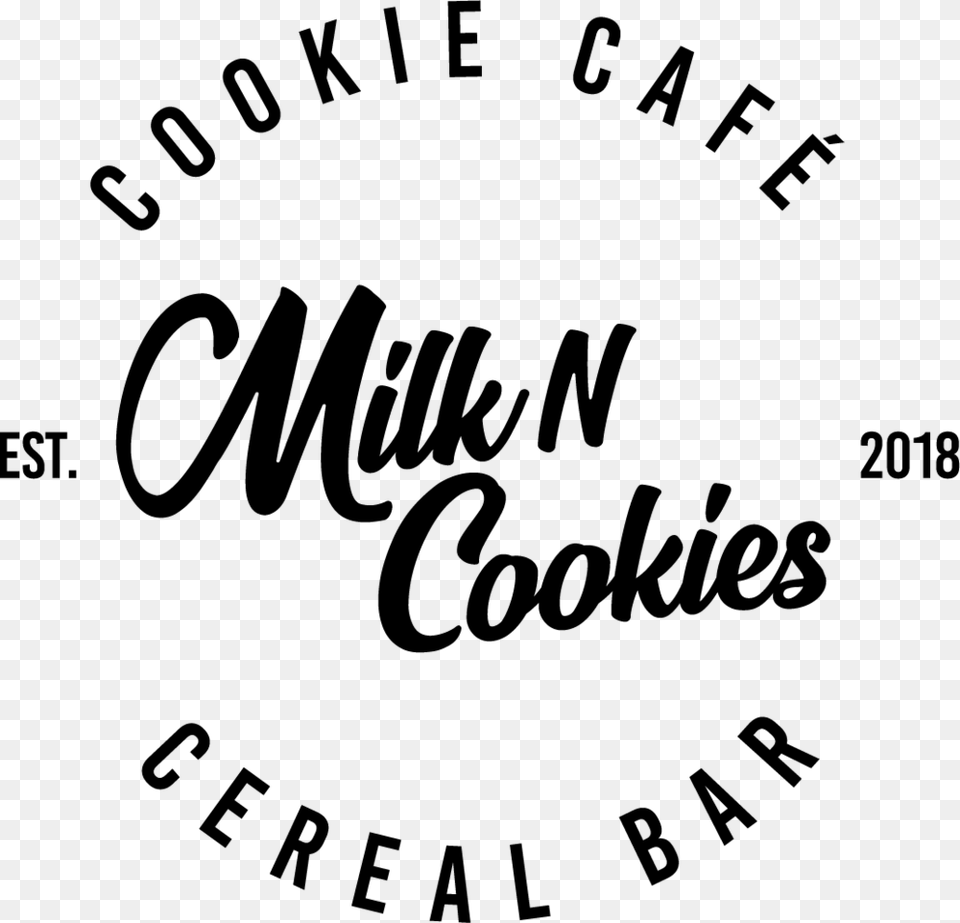 Milk And Cookies, Gray Free Png