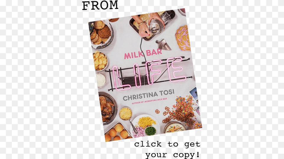 Milk Bar Cookbook, Meal, Food, Advertisement, Lunch Png