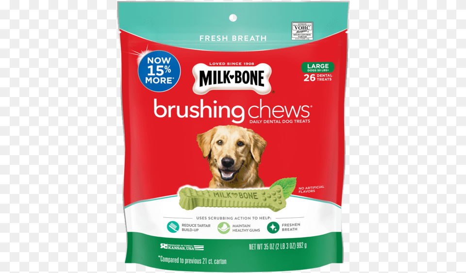 Milk Bone Brushing Chews, Animal, Canine, Dog, Mammal Png Image