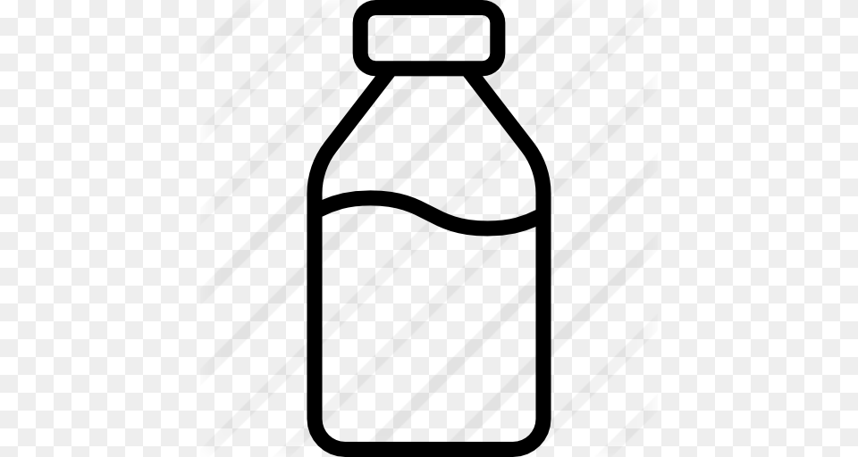 Milk Bottle, Gray Png Image