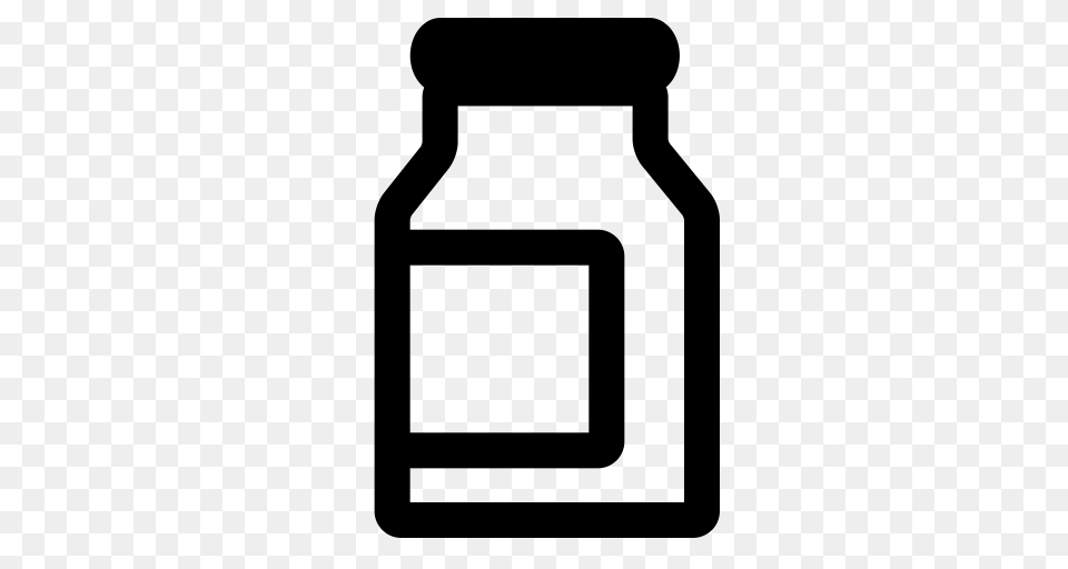 Milk Bottle Milk Box Milk Carton Icon With And Vector Format, Gray Free Transparent Png