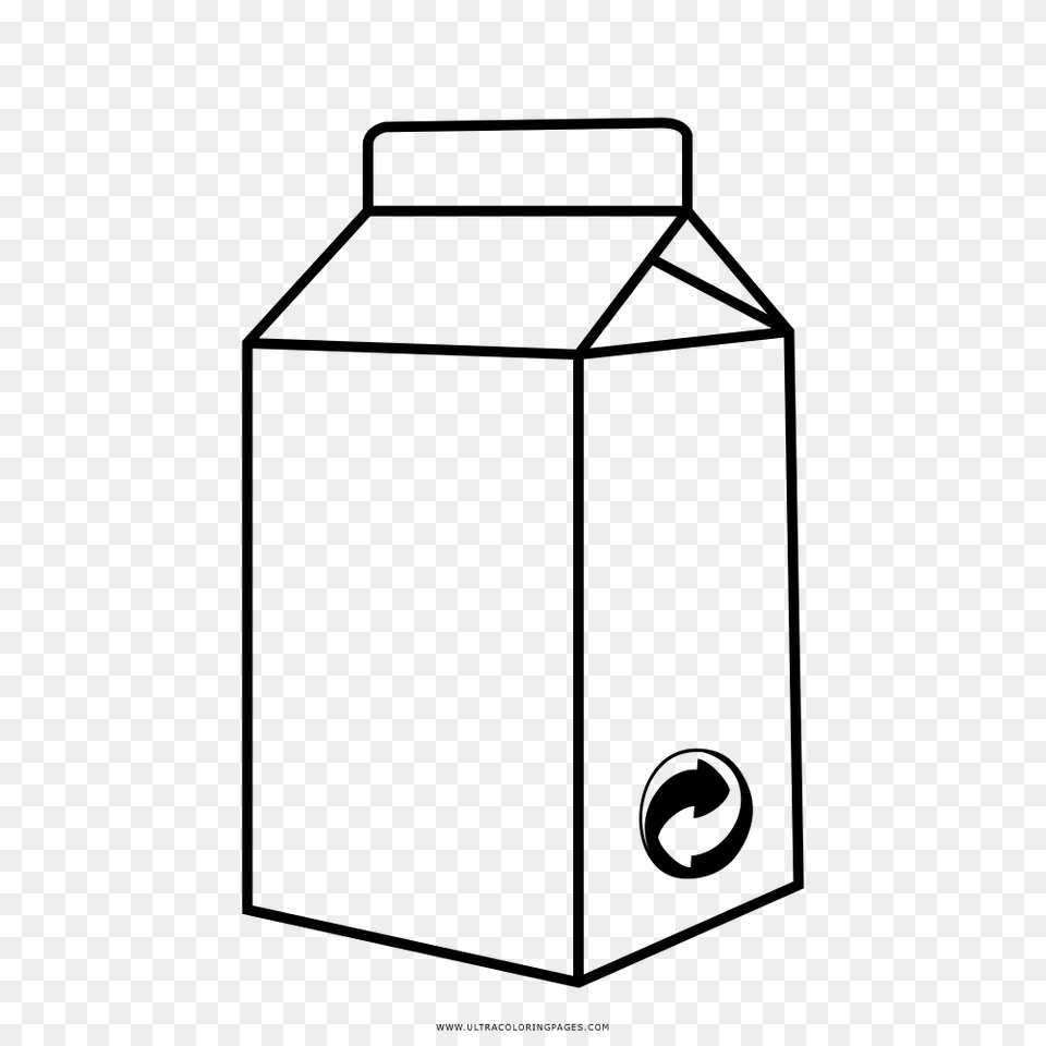 Milk Carton Clipart La Leche, Gray Free Png