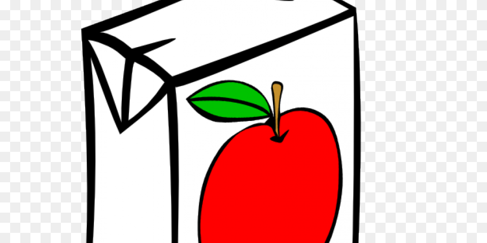 Milk Carton Clipart Little, Apple, Food, Fruit, Plant Free Png