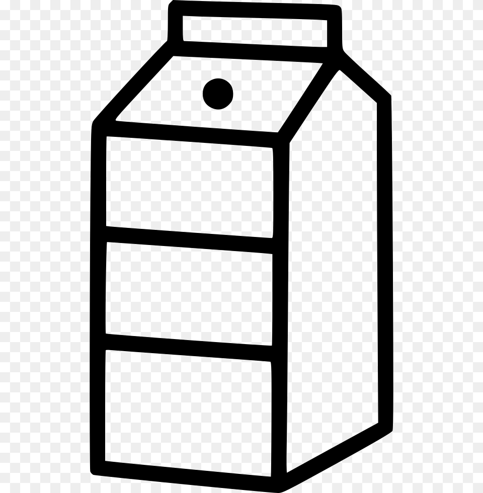 Milk Carton Icon Free Download, Drawer, Furniture, Cabinet, Mailbox Png Image