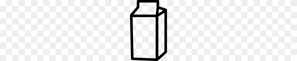 Milk Carton Icons Noun Project, Gray Free Transparent Png