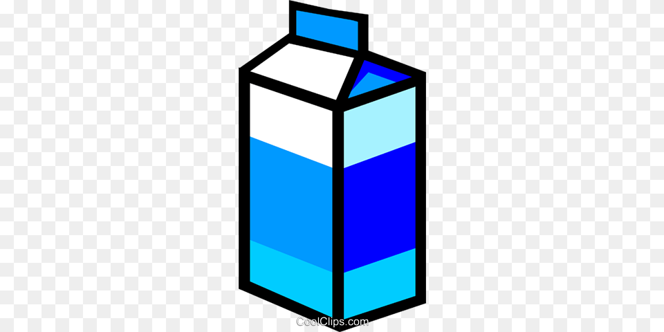 Milk Carton Royalty Vector Clip Art Illustration Gallon, Cross, Symbol, Beverage, Box Free Png