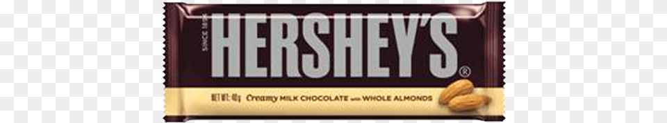 Milk Chocolate Bar With Almonds 40 Gr Chocolate Bar, Food, Produce, Scoreboard, Sweets Free Transparent Png