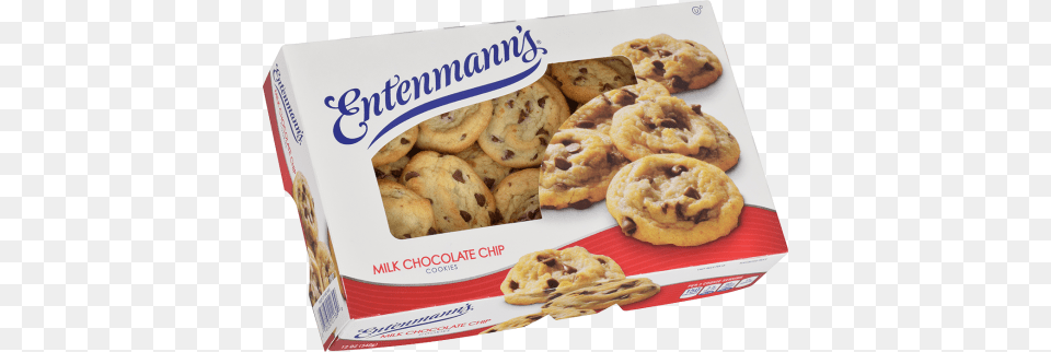 Milk Chocolate Chip Cookies Entenmanns Snack Pie Cherry Minis 6 Pies 12 Oz, Cookie, Food, Sweets, Pizza Free Png Download