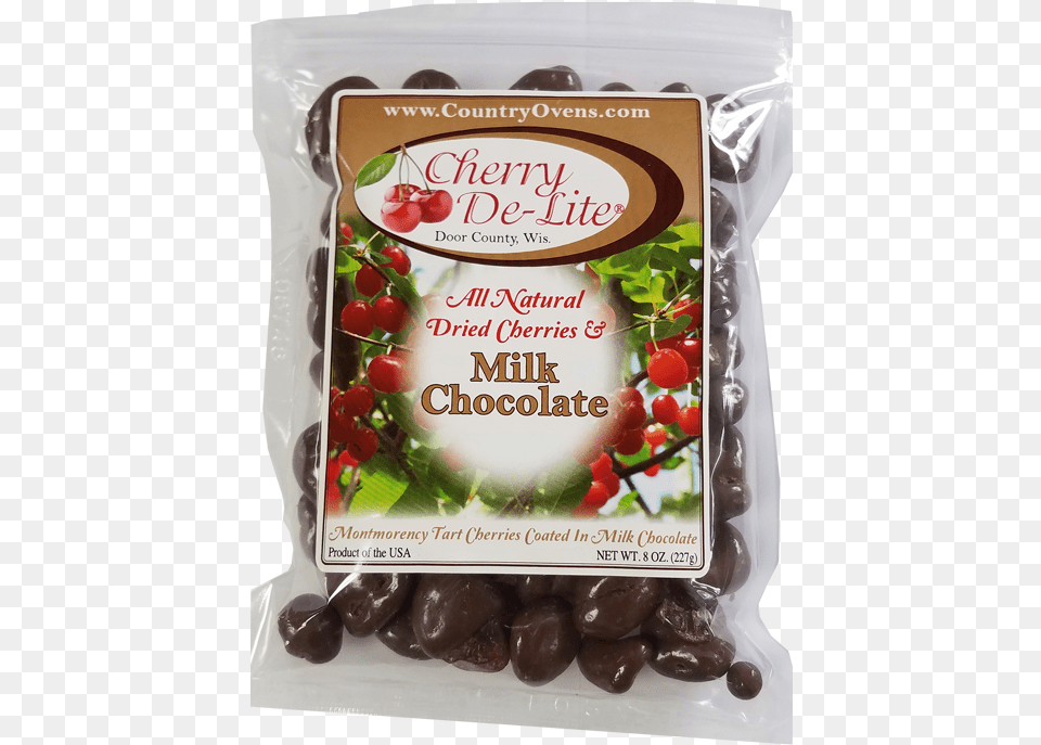 Milk Chocolate Covered Cherry De Lite Cherry, Food, Fruit, Plant, Produce Free Png