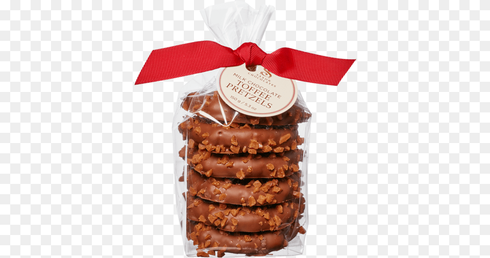 Milk Chocolate Toffee Pretzels Bag Sold Out Saxon Chocolates Milk Chocolate Toffee Pretzels, Food, Produce, Person, Grain Free Png Download