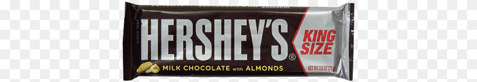 Milk Chocolate With Almonds King Size Candy Hershey Milk Chocolate King Size, Food, Sweets, Scoreboard Free Png Download