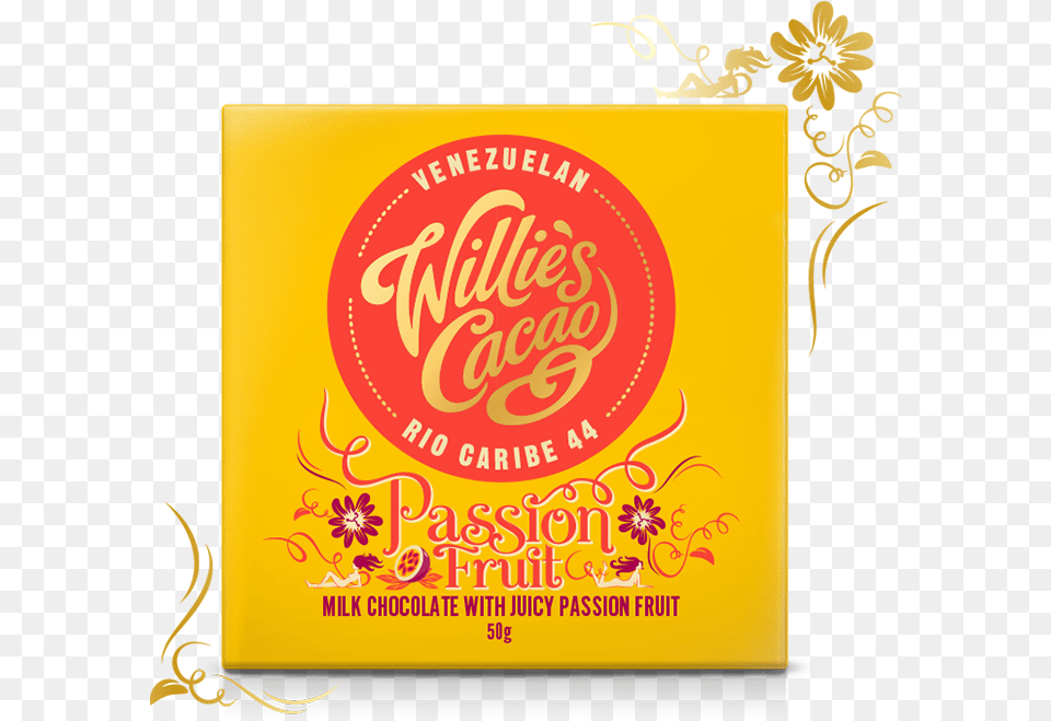 Milk Chocolate With Juicy Passion Fruit 50g Calligraphy, Advertisement, Poster Free Png