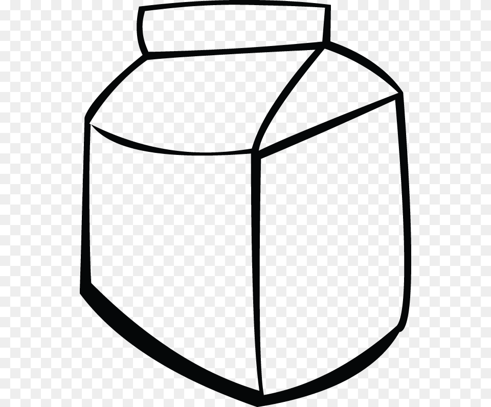 Milk Clipart Black And White, Jar, Box Png