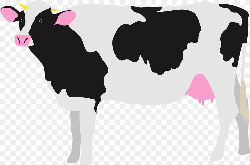 Milk Cow Clipart, Animal, Cattle, Dairy Cow, Mammal Free Transparent Png