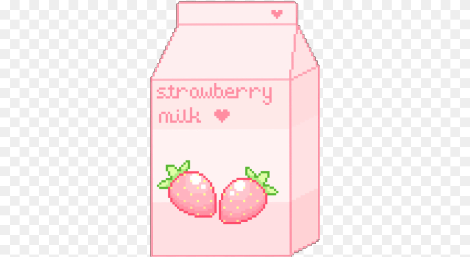 Milk Cute Kawaii Soft Korean Pinky Pink Aestethic Apple, Beverage, Juice, Box, Cardboard Png