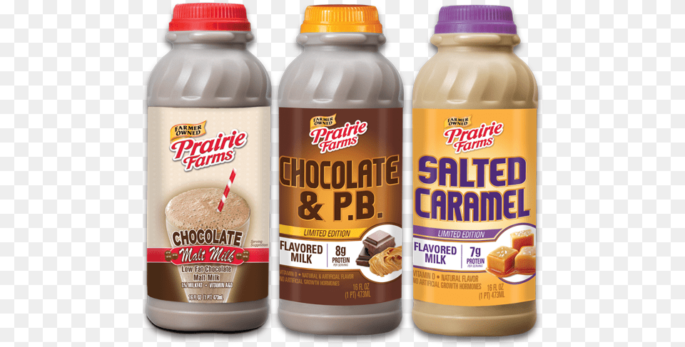 Milk Flavored Pints Prairie Farms Dairy Prairie Farms Low Fat Chocolate, Beverage, Food, Ketchup Free Png