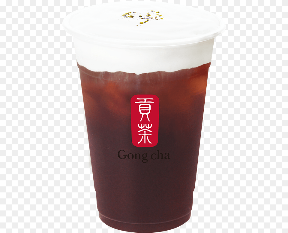 Milk Foam Black Tea Gong Cha, Cup, Beverage, Coffee, Coffee Cup Free Png
