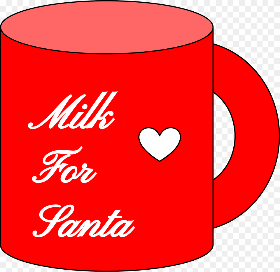 Milk For Santa Clipart, Food, Ketchup, Cup, Beverage Free Transparent Png