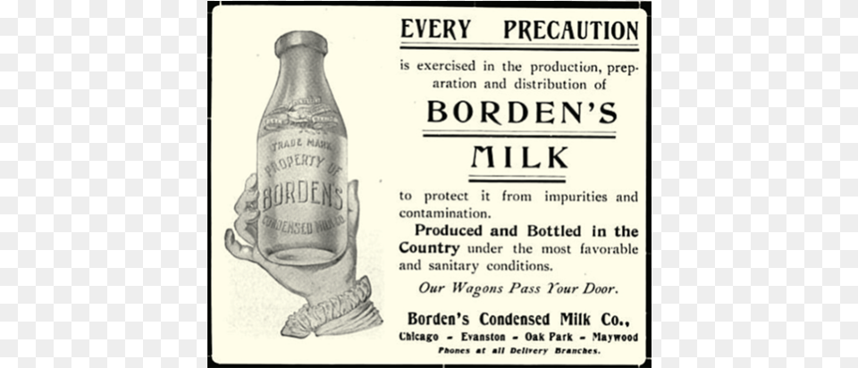 Milk Glass Bottle, Advertisement, Text Free Png