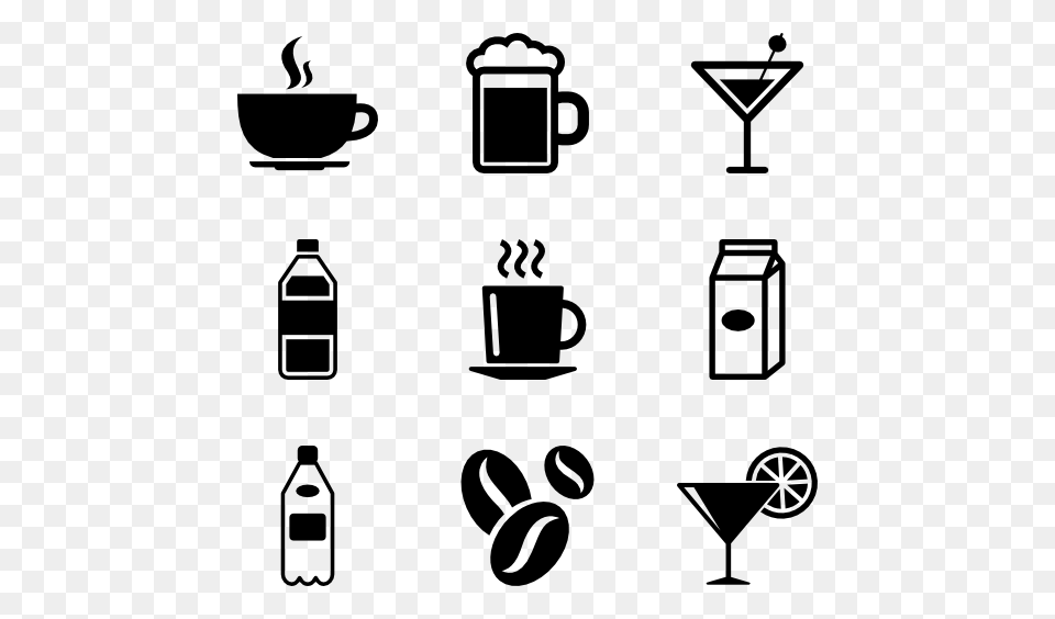 Milk Icons, Gray Png Image