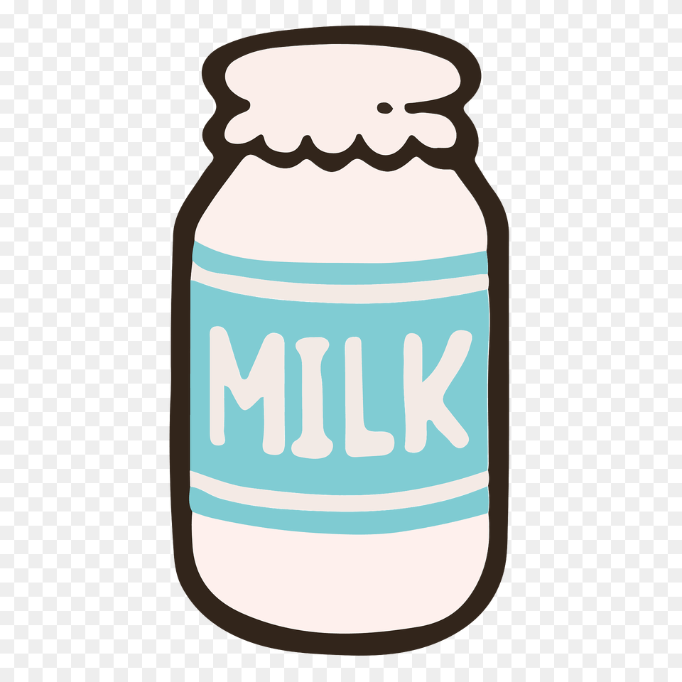 Milk Jar Clipart, Beverage Free Transparent Png