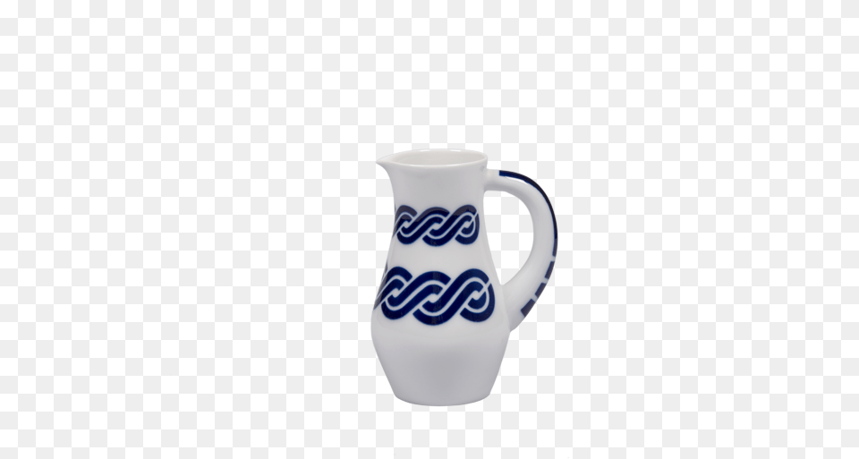 Milk Jug S Cadrelo Blue And White Porcelain, Water Jug, Cup Free Png