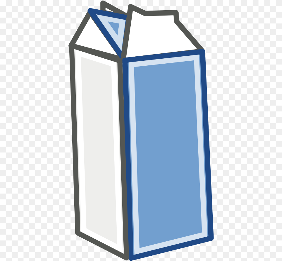 Milk Milk Carton Without Background, Blackboard Free Png Download