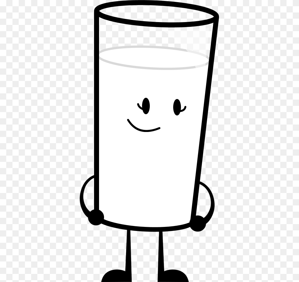 Milk Milk Cartoon, Cup, Beverage Png Image