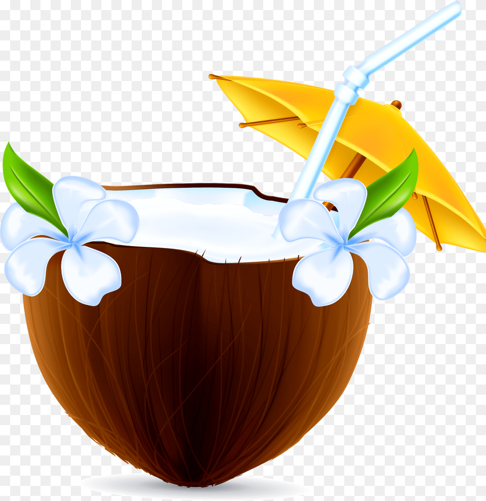 Milk Nata De Cartoon Nata De Coco Cartoon, Food, Fruit, Plant, Produce Png