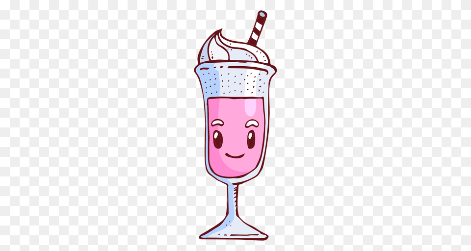 Milk Shake Character Cartoon, Cream, Dessert, Food, Ice Cream Free Png Download