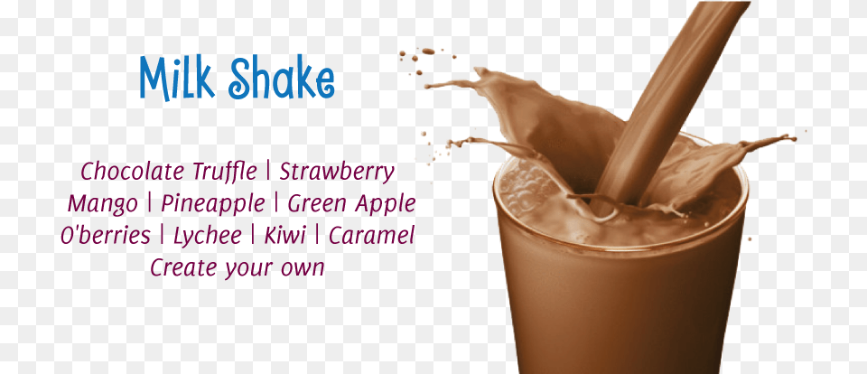 Milk Shake Frozen Yogurt Chocolate Milk, Beverage, Cup, Food Free Transparent Png