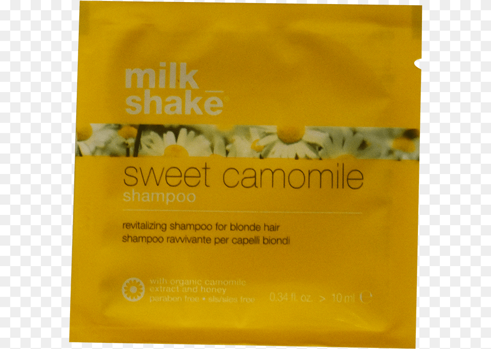 Milk Shake Sweet Camomile Shampoo, Advertisement, Poster, Flower, Plant Png Image
