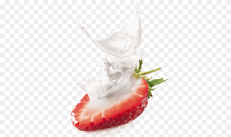 Milk Strawberry, Berry, Beverage, Food, Fruit Free Transparent Png