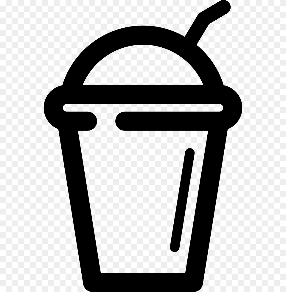 Milk Tea Dessert Milk Tea Cup Icon, Stencil, Bucket Free Png