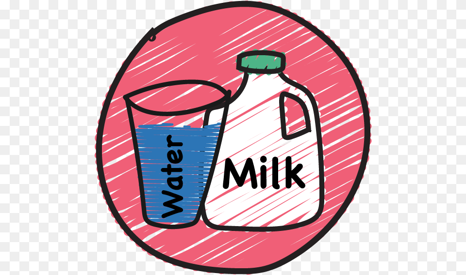Milk Water Milk And Water Clipart, Cup, Beverage, Ball, Rugby Png Image