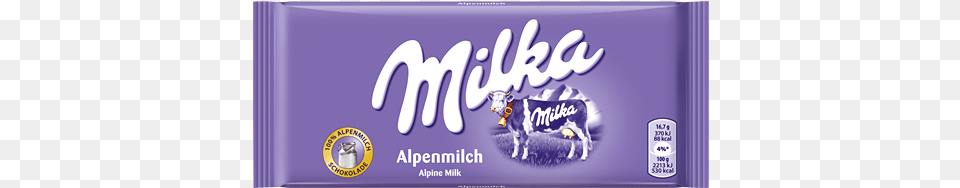 Milka Alpine Milk, Dairy, Food, Sweets, Animal Free Png