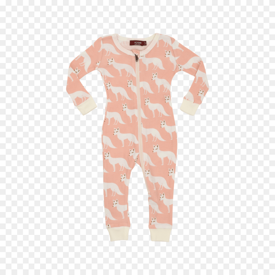 Milkbarn Baby Organic Cotton Zipper Pajama, Clothing, Pajamas, T-shirt Png