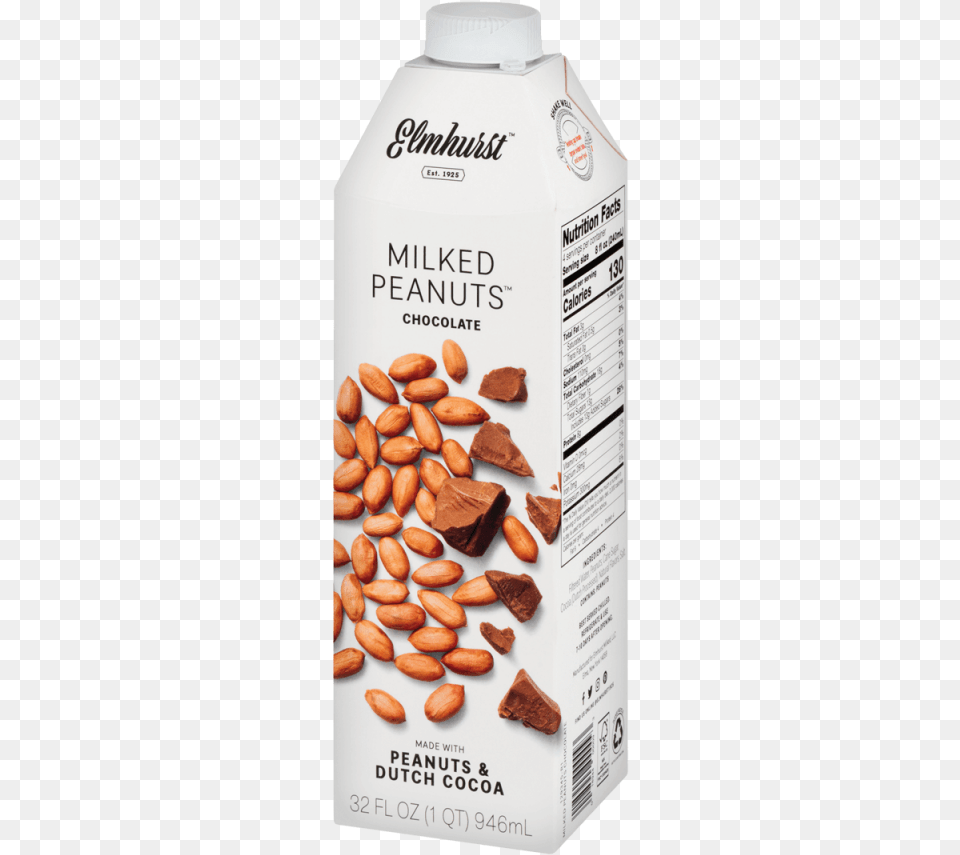 Milked Peanuts Chocolate Elmhurst Milked Peanuts, Almond, Food, Grain, Produce Free Png