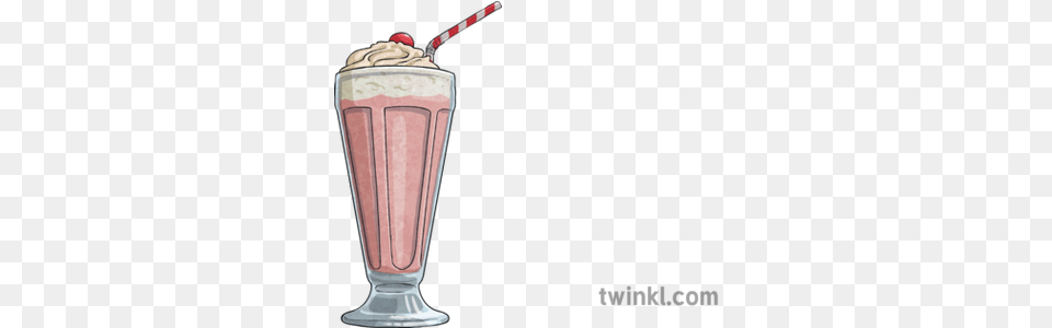 Milkshake 1 2 Illustration Twinkl Milkshake, Beverage, Juice, Milk, Smoothie Png Image