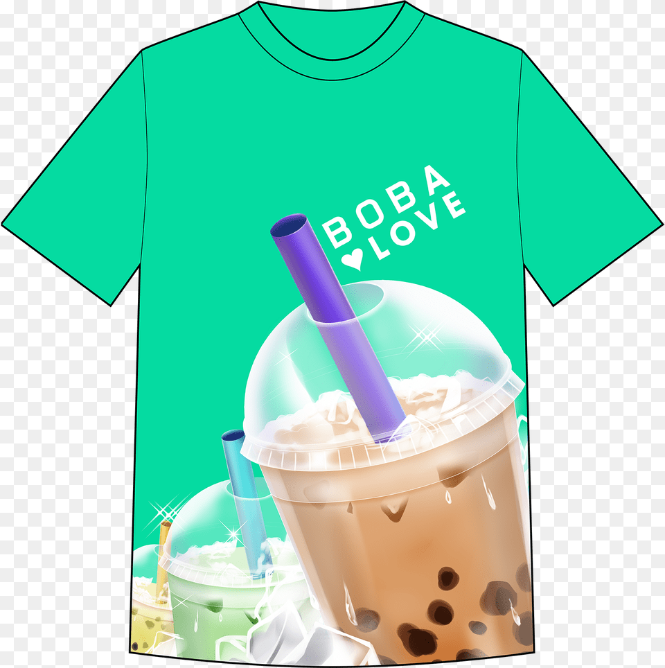 Milkshake, Beverage, Cup, Clothing, T-shirt Png Image