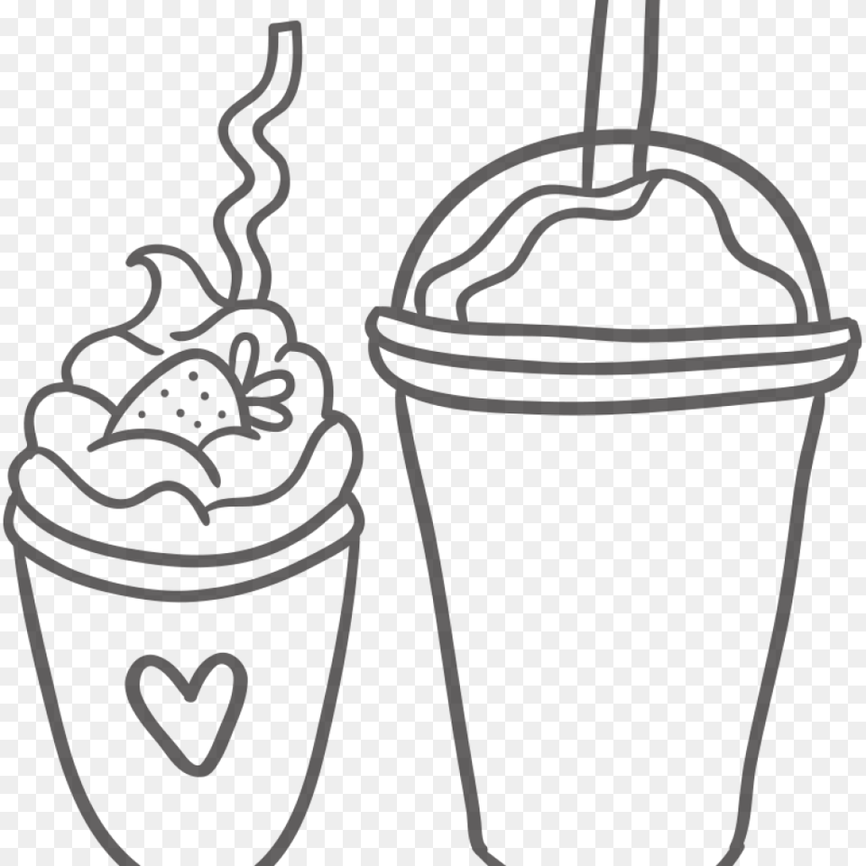 Milkshake Clipart Love, Cream, Dessert, Food, Ice Cream Free Transparent Png